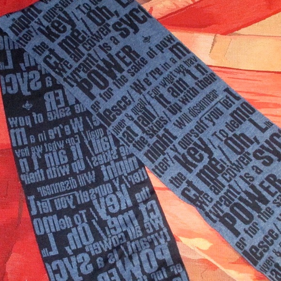 Vivienne Westwood Other - Vivienne Westwood Political statement scarf
